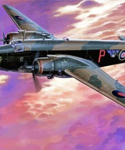 Vickers Wellington Military Plane Paint By Numbers