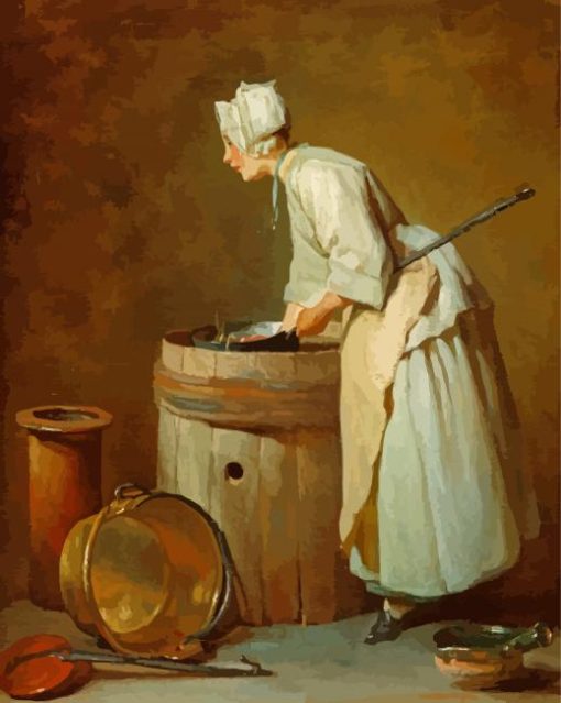 Vintage Housemaid Paint By Number
