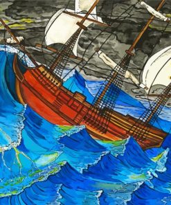 Whydah Gally Ship Paint By Numbers