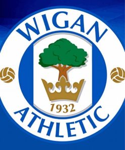 Wigan Athletic Logo Paint By Number