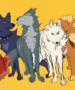 Wolf's Rain Anime Paint By Number