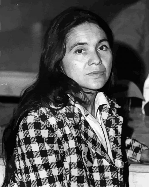 Young Dolores Huerta Paint By Numbers