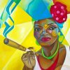 Aesthetic Cuban Woman Paint By Numbers
