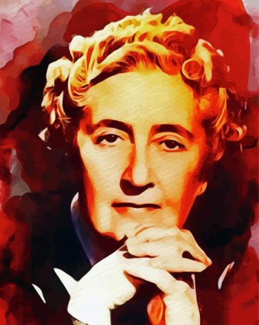 Aesthetic Agatha Christie Art Paint By Numbers