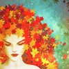Aesthetic Autumn Lady Art Paint By Numbers