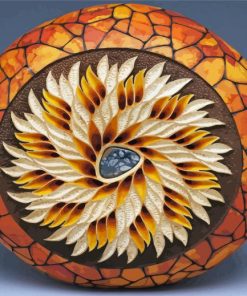 Aesthetic Carved Gourds Paint By Number