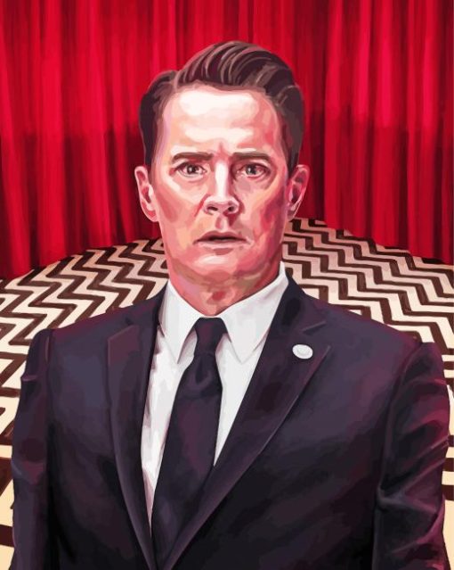 Aesthetic Dale Cooper Art Paint By Numbers