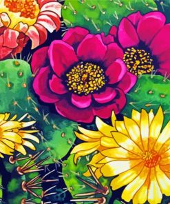 Aesthetic Desert Flowers Paint By Numbers