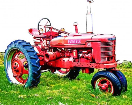 Aesthetic Farmall Art Paint By Number