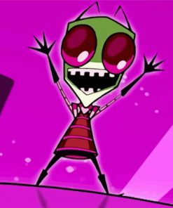 Aesthetic Invader Zim Paint By Numbers