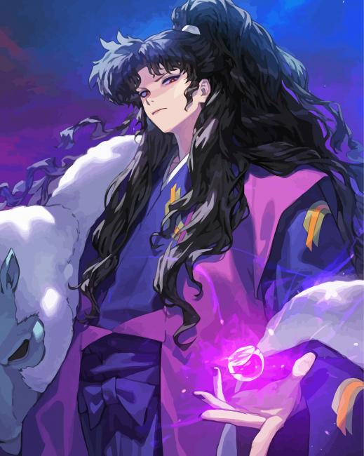 Aesthetic Naraku Anime Character Paint By Numbers