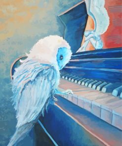 Aesthetic Owl Piano Art Paint By Numbers