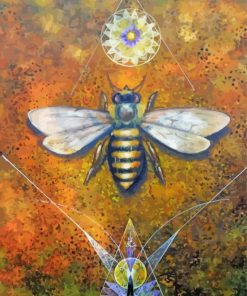 Aesthetic Queen Bee Insect Paint By Number