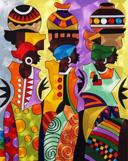 Aesthetic West African Paint By Number