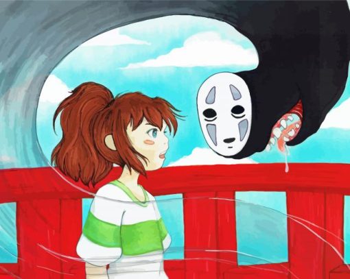 Aesthetic Chihiro And No Face Paint By Numbers