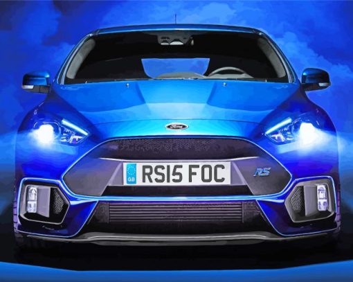 Aesthetic Ford Focus Rs Paint By Number