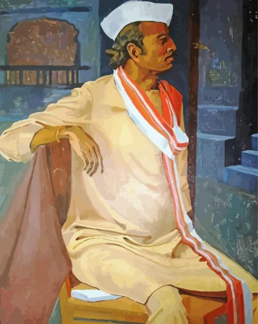Aesthetic Indian Man Art Paint By Number