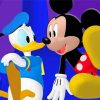 Aesthetic Mickey Mouse And Donald Duck Paint By Number