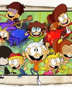 Aesthetic The Loud House Characters Paint By Number