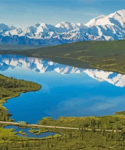 Alaska Denali National Park And Preserve Paint By Numbers