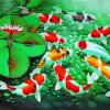 Beautiful 9 Koi Fish Paint By Numbers