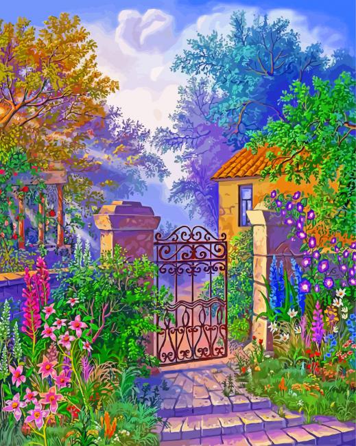 Beautiful Heavens Gardens Paint By Numbers