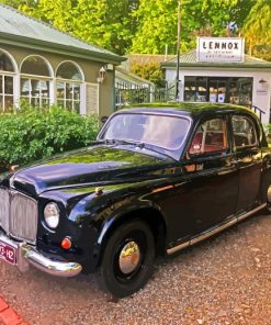 Black Classic Rover Car Paint By Numbers