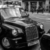 Black And White London Black Cab Paint By Number