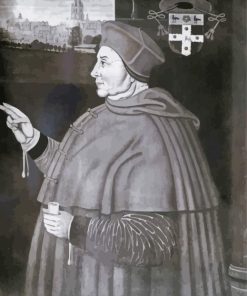 Black And White Thomas Wolsey Paint By Numbers
