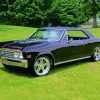 Black Classic 67 Chevelle Paint By Numbers