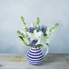 Blue And White Lilies In Jug Paint By Numbers