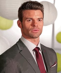 Canadian Actor Daniel Gillies Paint By Number