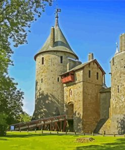 Castell Coch Cardiff Paint By Numbers