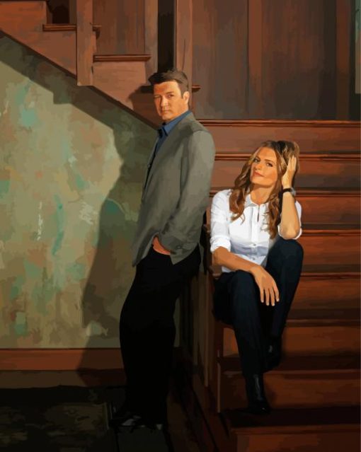 Castle And Beckett Paint By Number