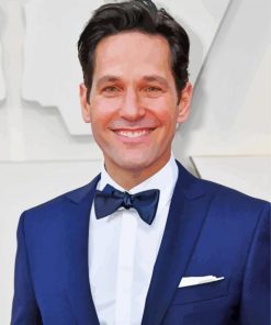 Classy Paul Rudd Actor Paint By Number