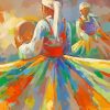 Colorful Sufi Men Paint By Numbers