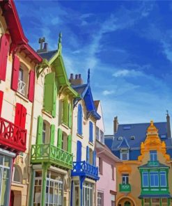 Colorful Wimereux Paint By Numbers