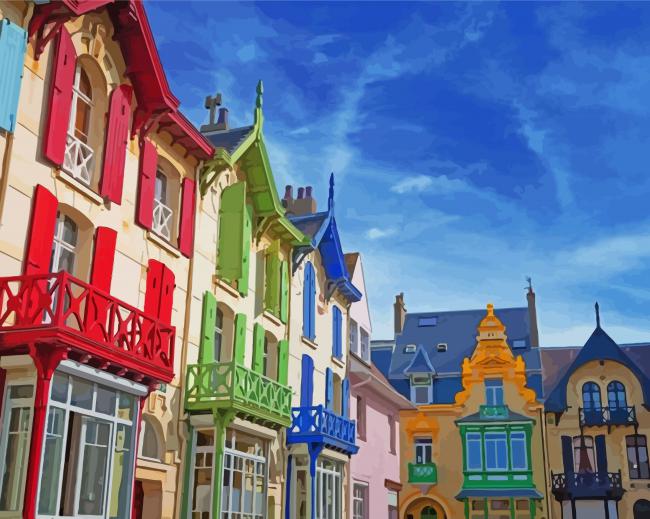 Colorful Wimereux Paint By Numbers