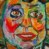 Colorful Face John Bratby Paint By Numbers