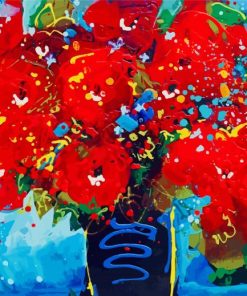 Colorful Flowers Simon Bull Paint By Number