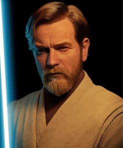 Cool Warrior Obi Wan Paint By Number