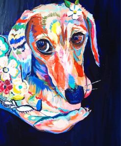 Cute Dog Starla Michelle Paint By Numbers