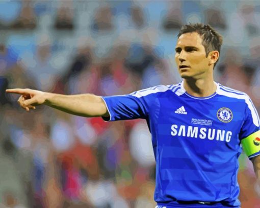 Footballer FRank Lampard Paint By Numbers