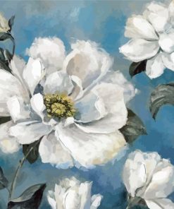 Gardenia Flowers Paint By Numbers