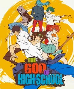 God Of High School Manga Paint By Number