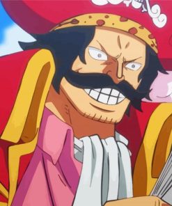 Gol D Roger Pirates One Piece Anime Illustration Paint By Numbers