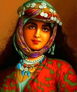 Kurdish Woman Paint By Numbers