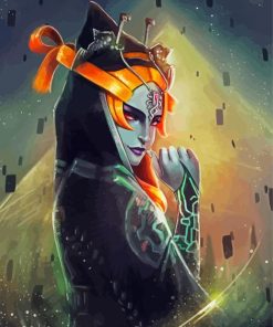 Midna The Legend Of Zelda Paint By Numbers