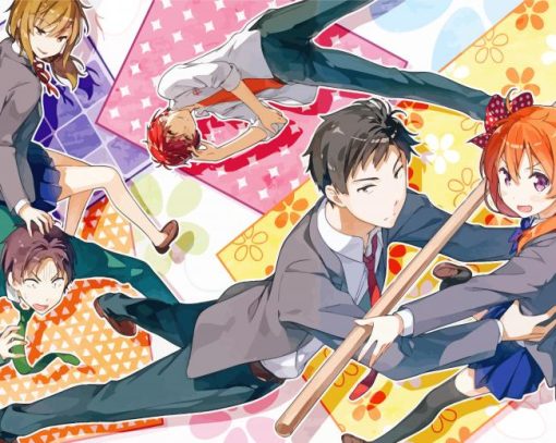 Monthly Girls Nozaki Kun Characters Paint By Numbers