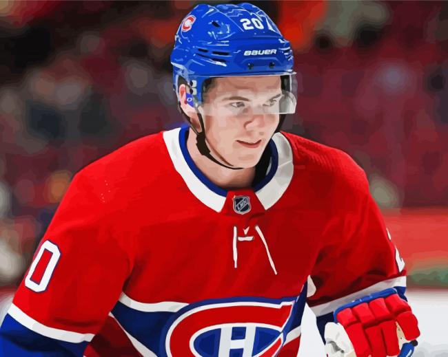 Montreal Canadiens Players Jesperi Kotkaniemi Paint By Numbers